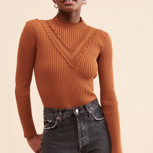 English Factory Mini Ruffle Sweater Top - Picture 7 of 8